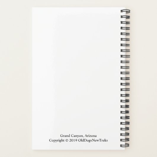 Grand Canyon, Arizona Planner (Achterkant)