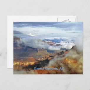 Grand Canyon, Arizona Schilderachtig landschap Fin Briefkaart