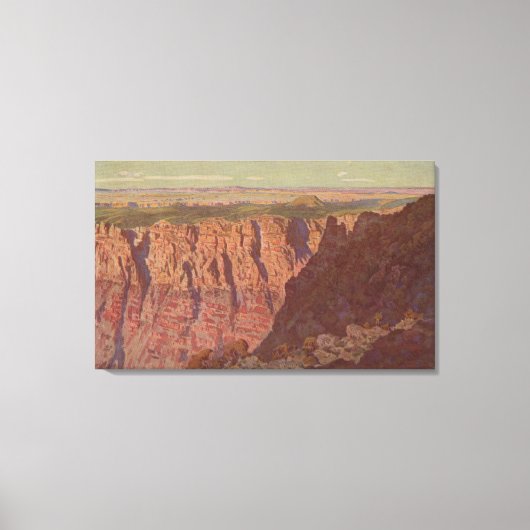 Grand Canyon, Arizona - Sunset on the Painted Canvas Afdruk (Voorkant)