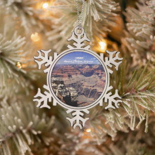 Grand Canyon, Arizona Tin Sneeuwvlok Ornament