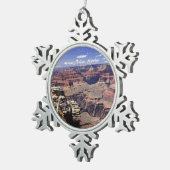 Grand Canyon, Arizona Tin Sneeuwvlok Ornament (Rechts)