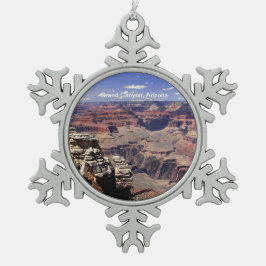 Grand Canyon, Arizona Tin Sneeuwvlok Ornament