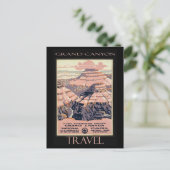 Grand Canyon Arizona Travel Ad Briefkaart (Staand voorkant)