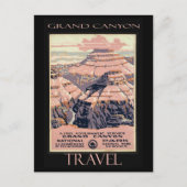 Grand Canyon Arizona Travel Ad Briefkaart (Voorkant)