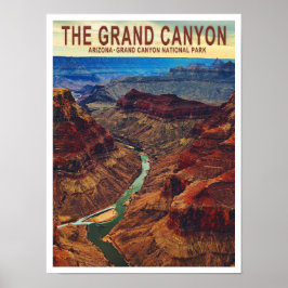 Grand Canyon Arizona Travel Poster