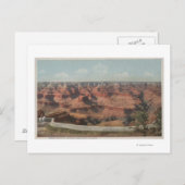 Grand Canyon, Arizona - Uitzicht Canyon uit Hote Briefkaart (Voorkant / Achterkant)