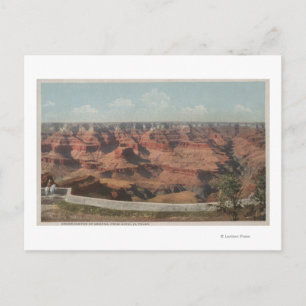 Grand Canyon, Arizona - Uitzicht Canyon uit Hote Briefkaart