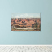 Grand Canyon, Arizona - Uitzicht Canyon uit Hote Canvas Afdruk (Insitu (Houten vloer))