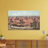 Grand Canyon, Arizona - Uitzicht Canyon uit Hote Canvas Afdruk (Insitu (Woonkamer))