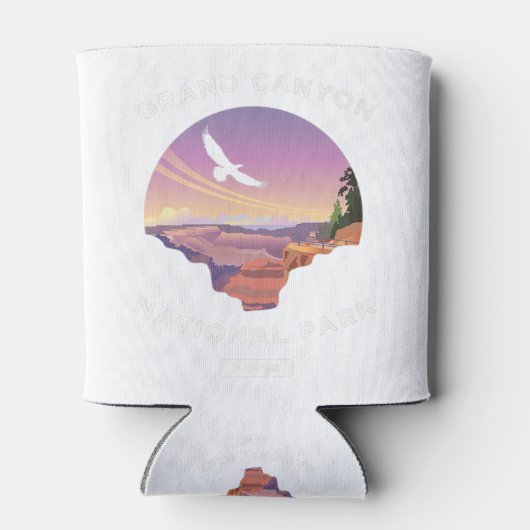 Grand Canyon Arizona US National Park Travel Hikin Blikjeskoeler (Achterkant)