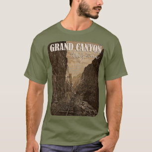 Grand Canyon Arizona Vacation Railroad Tracks T-shirt