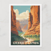 Grand Canyon Arizona Verenigde Staten Beroemde Rei Briefkaart (Voorkant)