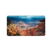 Grand Canyon, Arizona, Verenigde Staten Etiket (Voorkant)