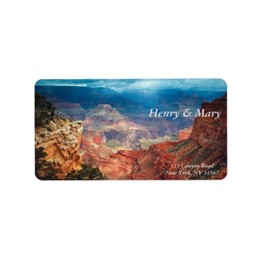 Grand Canyon, Arizona, Verenigde Staten Etiket (Voorkant)