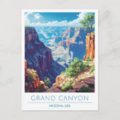 Grand Canyon Arizona Verenigde Staten Vintage Trav Briefkaart (Voorkant)