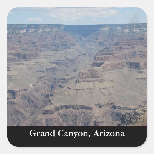 Grand Canyon, Arizona Vierkante Sticker (Voorkant)