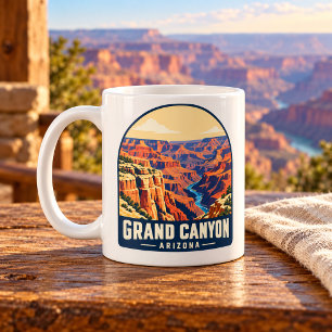 Grand Canyon Arizona Vintage Nationaal Park Koffiemok