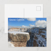 Grand Canyon Arizona Winter Travel Foto Briefkaart (Voorkant / Achterkant)