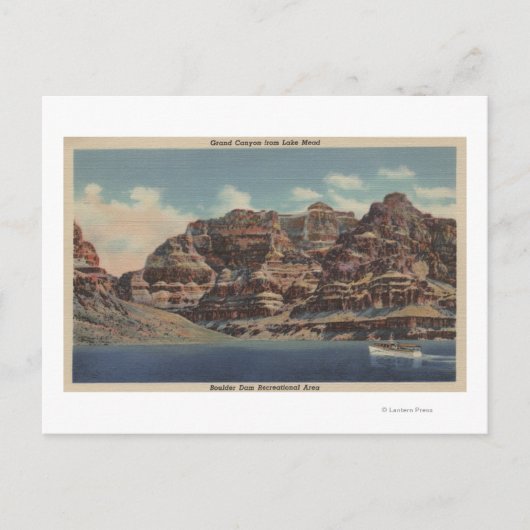 Grand Canyon, Arizona - zone van Boulder Dam Briefkaart (Voorkant)