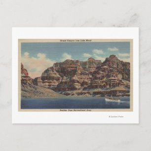 Grand Canyon, Arizona - zone van Boulder Dam Briefkaart