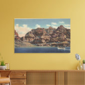 Grand Canyon, Arizona - zone van Boulder Dam Canvas Afdruk (Insitu (Woonkamer))
