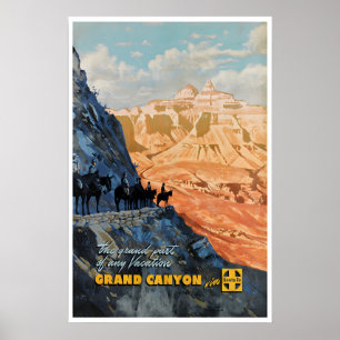 Grand Canyon Art Nationale Parken Poster Santa Fe
