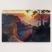 Grand Canyon Artwork Difficult Jigzaag Puzzle Legpuzzel (Horizontaal)