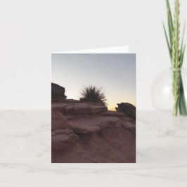 Grand Canyon Boulders Gevouwen Wenskaart Kaart