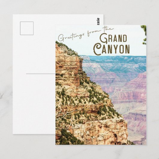 Grand Canyon Briefkaart (Voorkant / Achterkant)