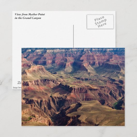 Grand Canyon Briefkaart (Voorkant / Achterkant)