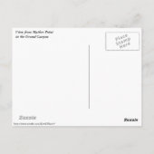 Grand Canyon Briefkaart (Achterkant)