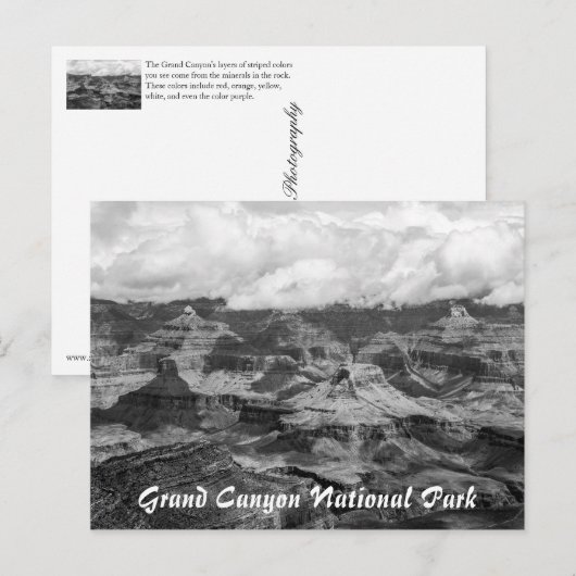 Grand Canyon Briefkaart (Voorkant / Achterkant)