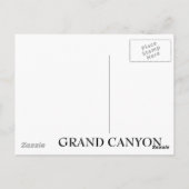 Grand Canyon Briefkaart (Achterkant)