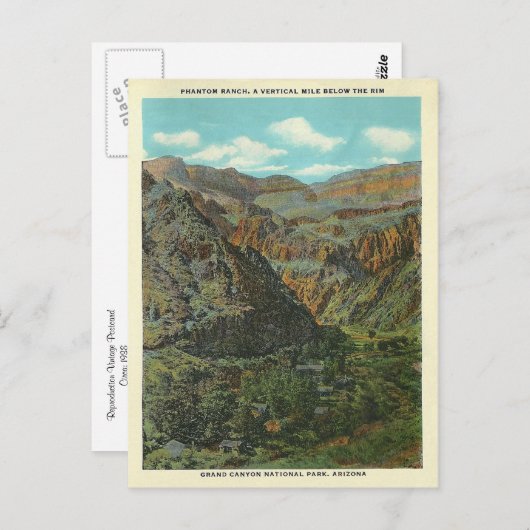  Grand Canyon Briefkaart (Voorkant / Achterkant)