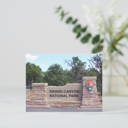 Grand Canyon Briefkaart (Staand voorkant)