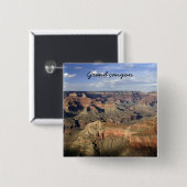 Grand Canyon-Button Vierkante Button 5,1 Cm (Voorkant /achterkant)