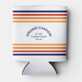 Grand Canyon Cabin Club Custom Crest Park Stripe Blikjeskoeler (Voorkant)
