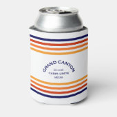 Grand Canyon Cabin Club Custom Crest Park Stripe Blikjeskoeler (Blikje Achterkant)