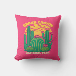 Grand Canyon Cactus zonsondergang Kussen