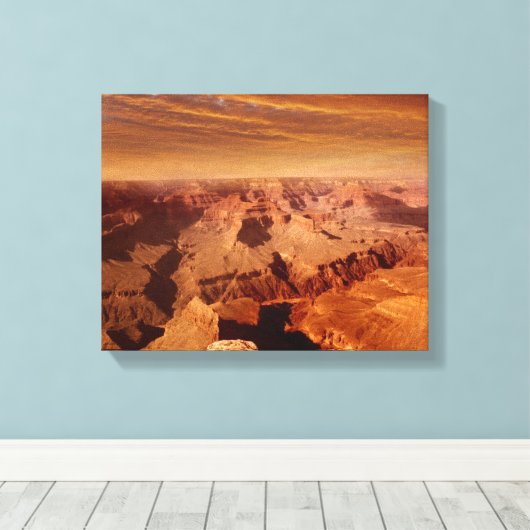 Grand Canyon Canvas Afdruk (Insitu (Houten vloer))