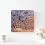 Grand Canyon Clock (Helderkleurig) Vierkante Klok (Huis)