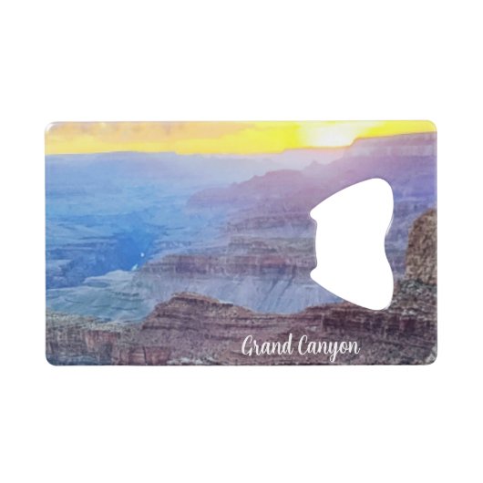 Grand canyon creditkaart flessenopener (Voorkant (Horizontaal))