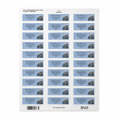 Grand Canyon Custom Christmas Greeting Etiket (Full Sheet)