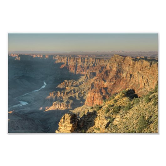 Grand Canyon Desert Uitzicht Foto Afdruk (Voorkant)