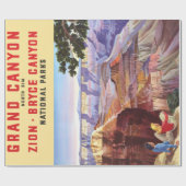  Grand Canyon en Bryce Canyon National Par Cadeaupapier (Vlak)