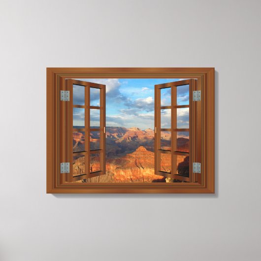 Grand Canyon Fab Window USA Canvas Print (Voorkant)