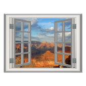Grand Canyon Fake Faux Window Uitzicht Verenigde S Foto Afdruk (Voorkant)