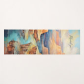 Grand Canyon Fantasy Watercolor Yogamat (Voorkant (horizontaal))