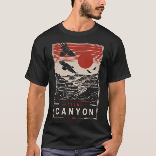 Grand Canyon - Futuristische stedelijke look T-shirt (Voorkant)