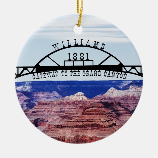 Grand Canyon Gateway Keramisch Ornament (Voorkant)